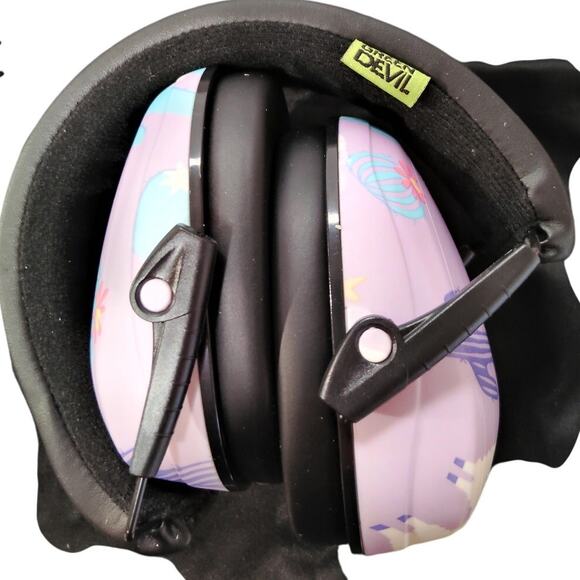 Green Devil Kids Noise Reduction Earmuffs Adjustable LW Foldable SNR 27dB - Picture 1 of 9